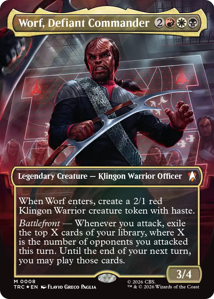 Kang, Suspicious Captain (Extended Art) [Star Trek Commander] | Exor Games Summserside