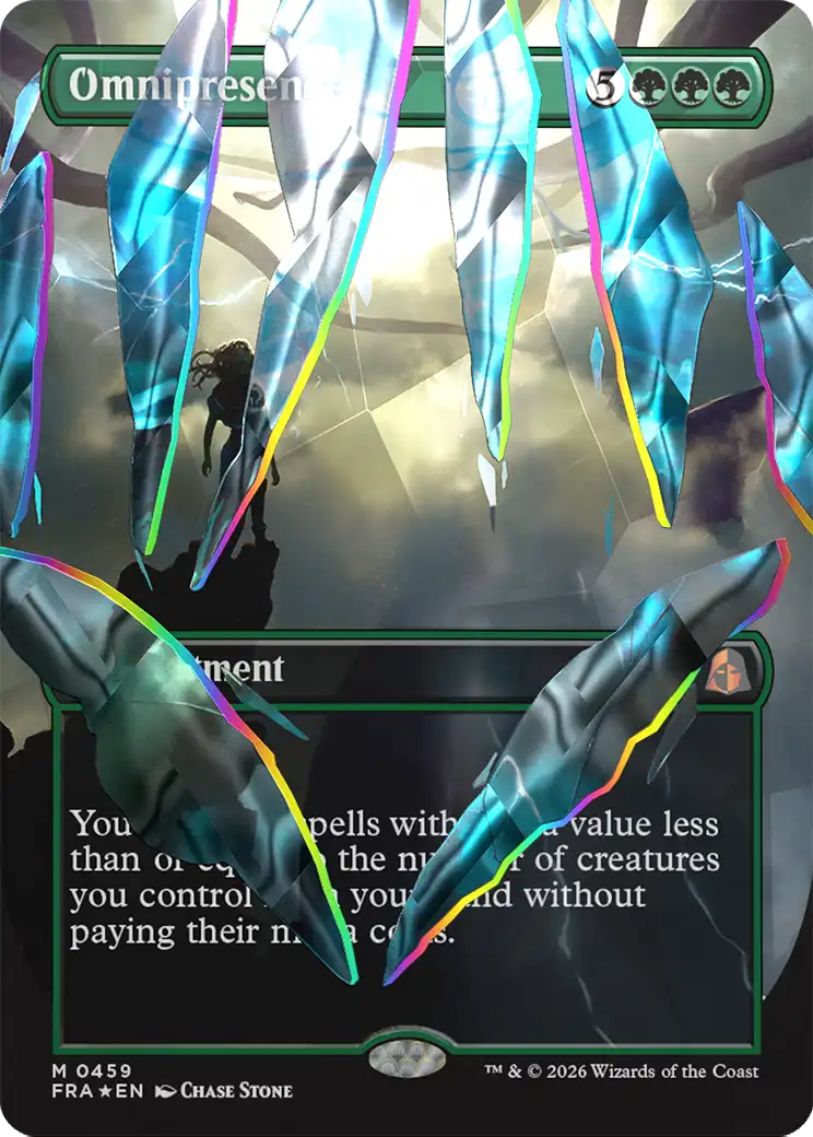 Omnipresence (Borderless) (Facet Foil) (0459) [Reality Fracture] | Exor Games Summserside