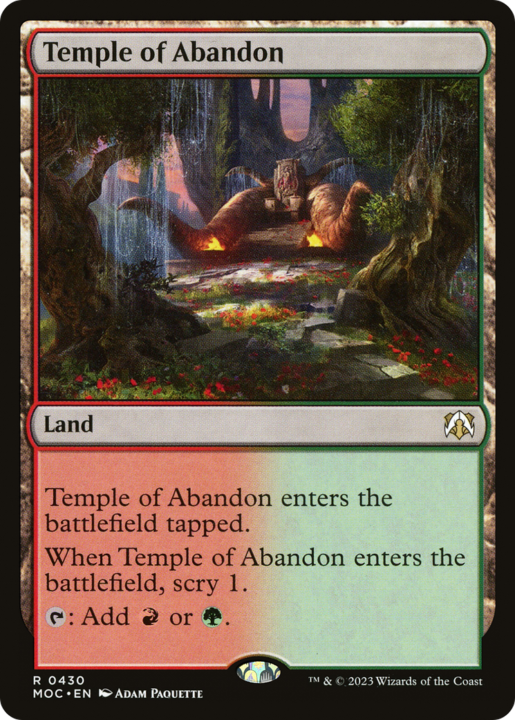 Temple of Abandon [March of the Machine Commander] | Exor Games Summserside