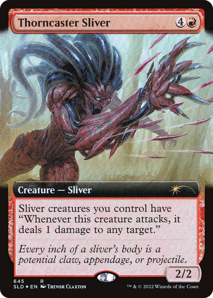 Thorncaster Sliver (Extended Art) [Secret Lair Drop Series] | Exor Games Summserside