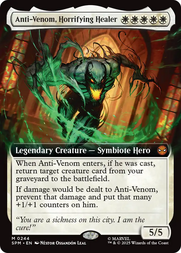 Anti-Venom, Horrifying Healer (Extended Art) [Marvel's Spider-Man] | Exor Games Summserside