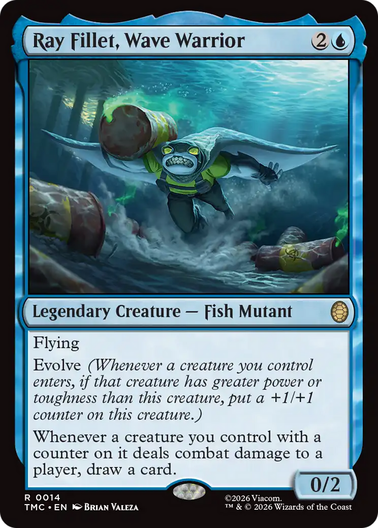 Ray Fillet, Wave Warrior [Teenage Mutant Ninja Turtles Commander] | Exor Games Summserside