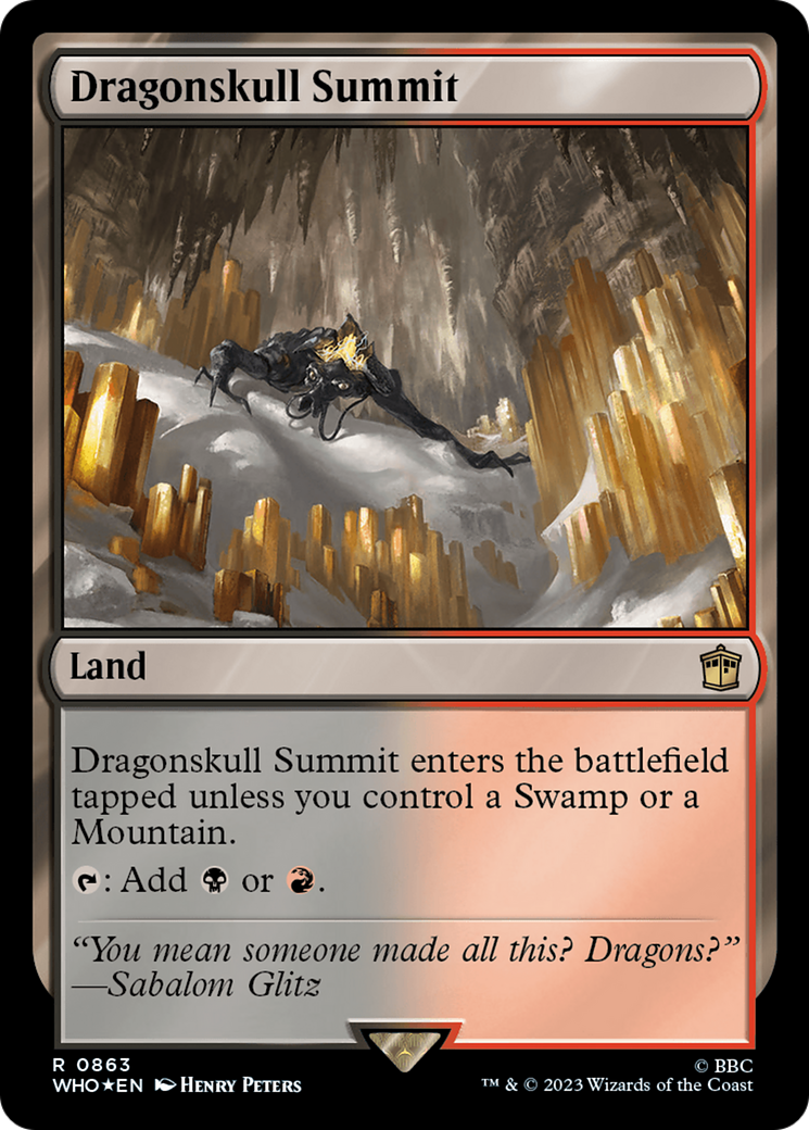 Dragonskull Summit (Surge Foil) [Doctor Who] | Exor Games Summserside