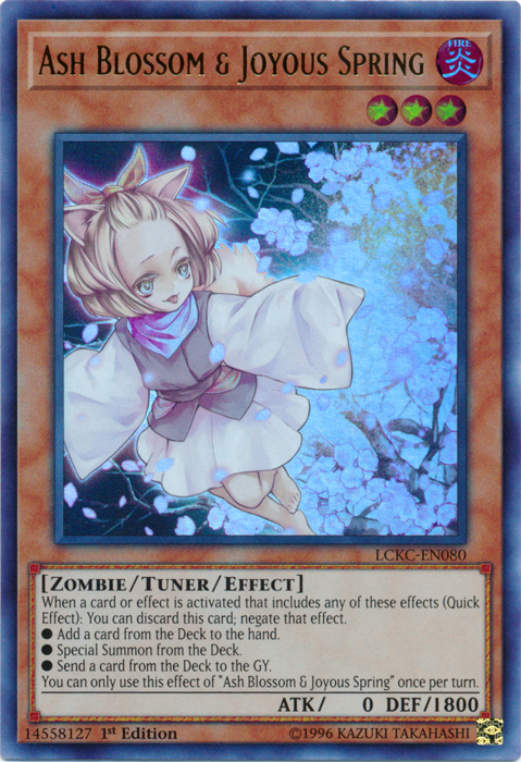 Ash Blossom & Joyous Spring [LCKC-EN080] Ultra Rare | Exor Games Summserside