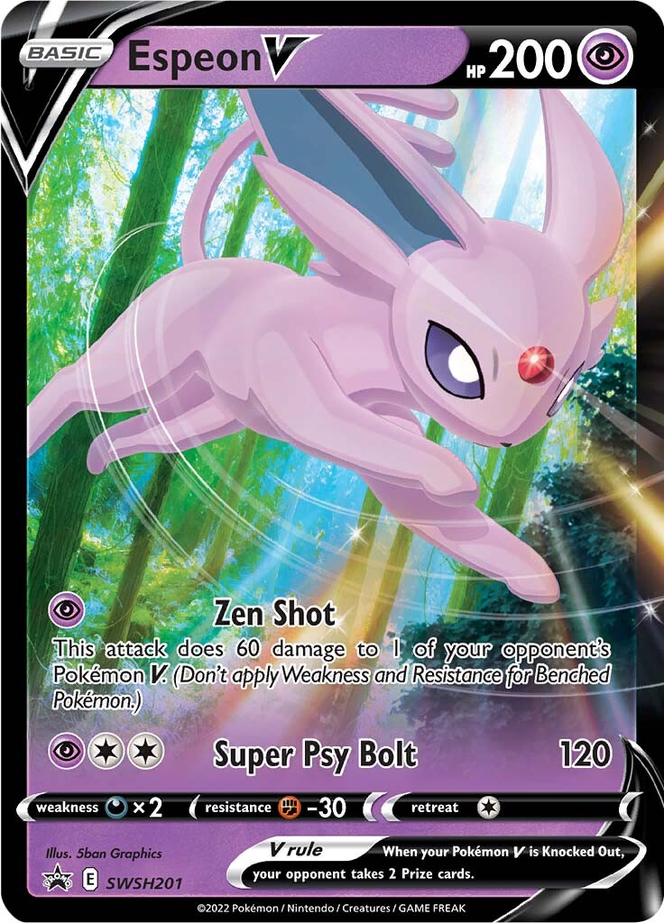 Espeon V (SWSH201) [Sword & Shield: Black Star Promos] | Exor Games Summserside