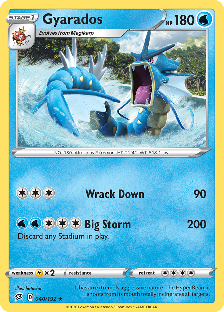 Gyarados (040/192) [Sword & Shield: Rebel Clash] | Exor Games Summserside