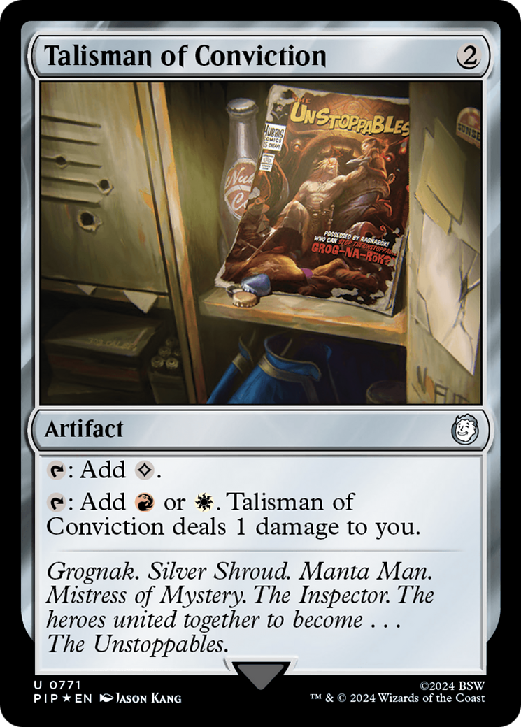 Talisman of Conviction (Surge Foil) [Fallout] | Exor Games Summserside