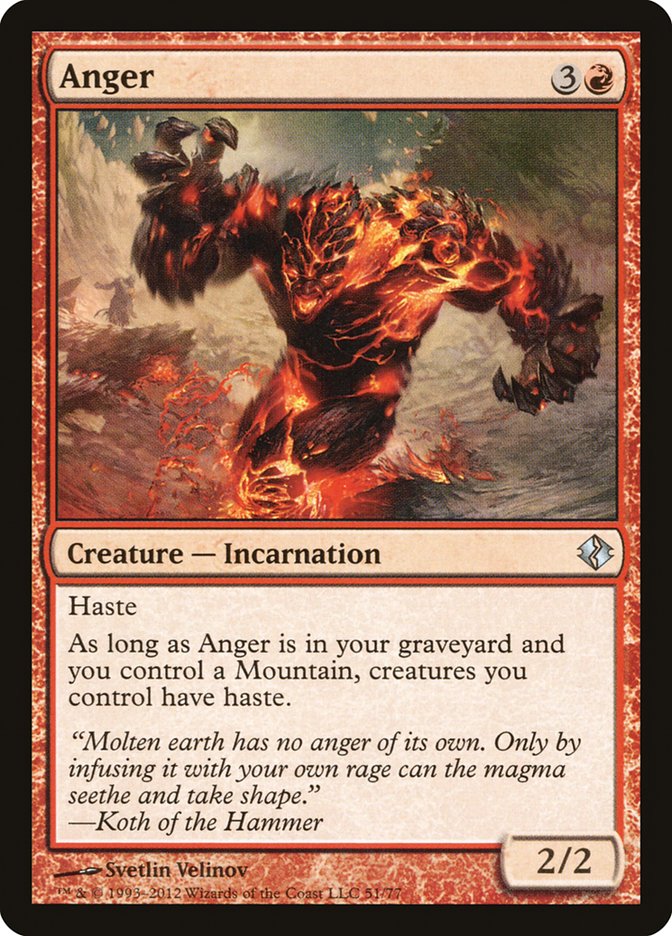 Anger [Duel Decks: Venser vs. Koth] | Exor Games Summserside