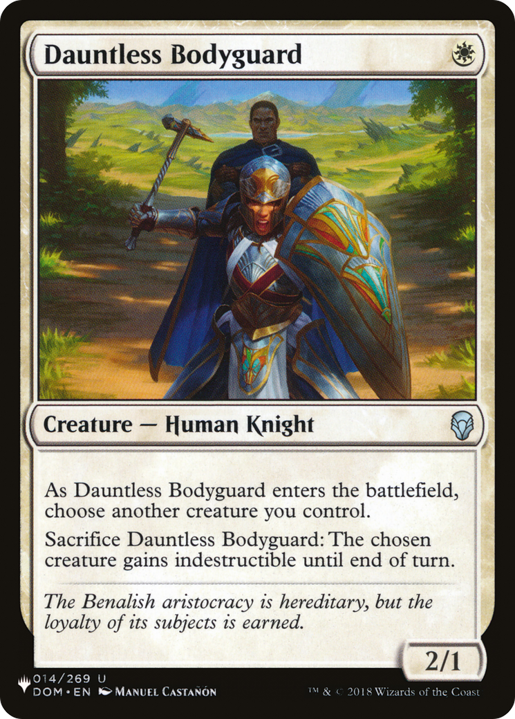 Dauntless Bodyguard [The List] | Exor Games Summserside