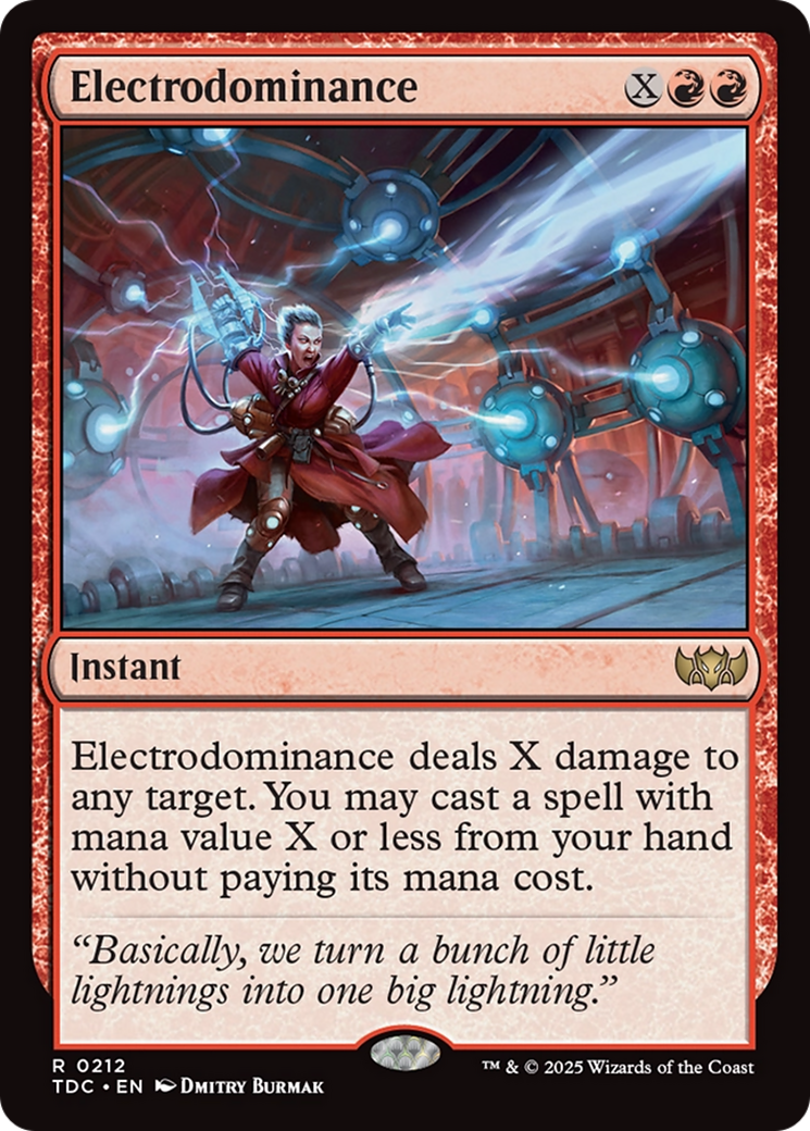 Electrodominance [Tarkir: Dragonstorm Commander] | Exor Games Summserside