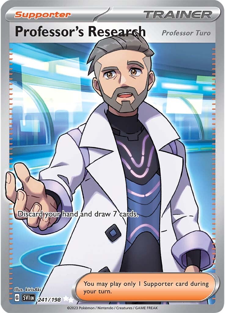 Professor's Research (Professor Turo) (241/198) [Scarlet & Violet: Base Set] | Exor Games Summserside