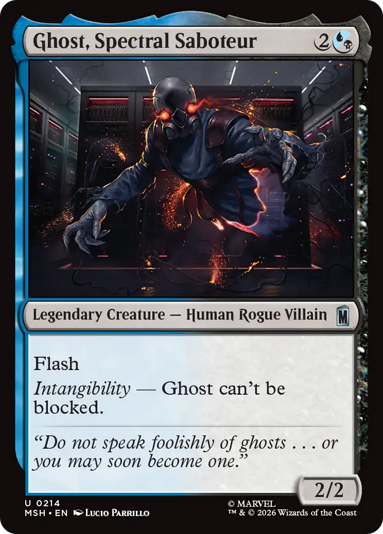 Ghost, Spectral Saboteur [Marvel Super Heroes] | Exor Games Summserside