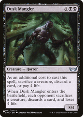 Dusk Mangler [The List Reprints] | Exor Games Summserside