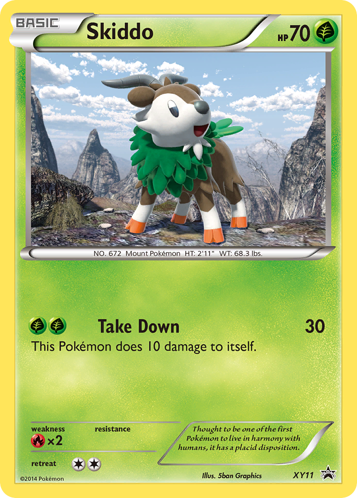 Skiddo (XY11) [XY: Black Star Promos] | Exor Games Summserside