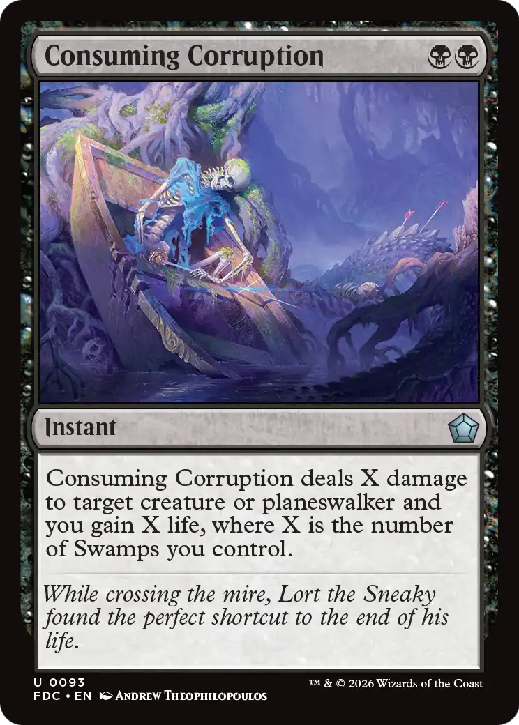Consuming Corruption [Foundations Commander] | Exor Games Summserside