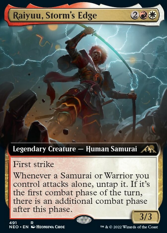 Raiyuu, Storm's Edge (Extended Art) [Kamigawa: Neon Dynasty] | Exor Games Summserside