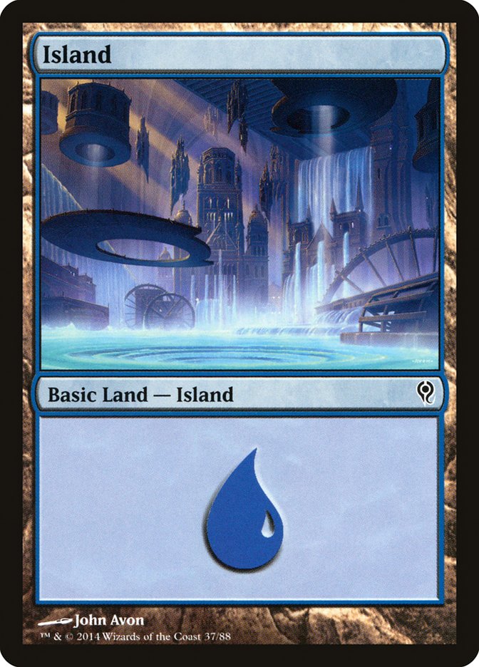 Island (37) [Duel Decks: Jace vs. Vraska] | Exor Games Summserside