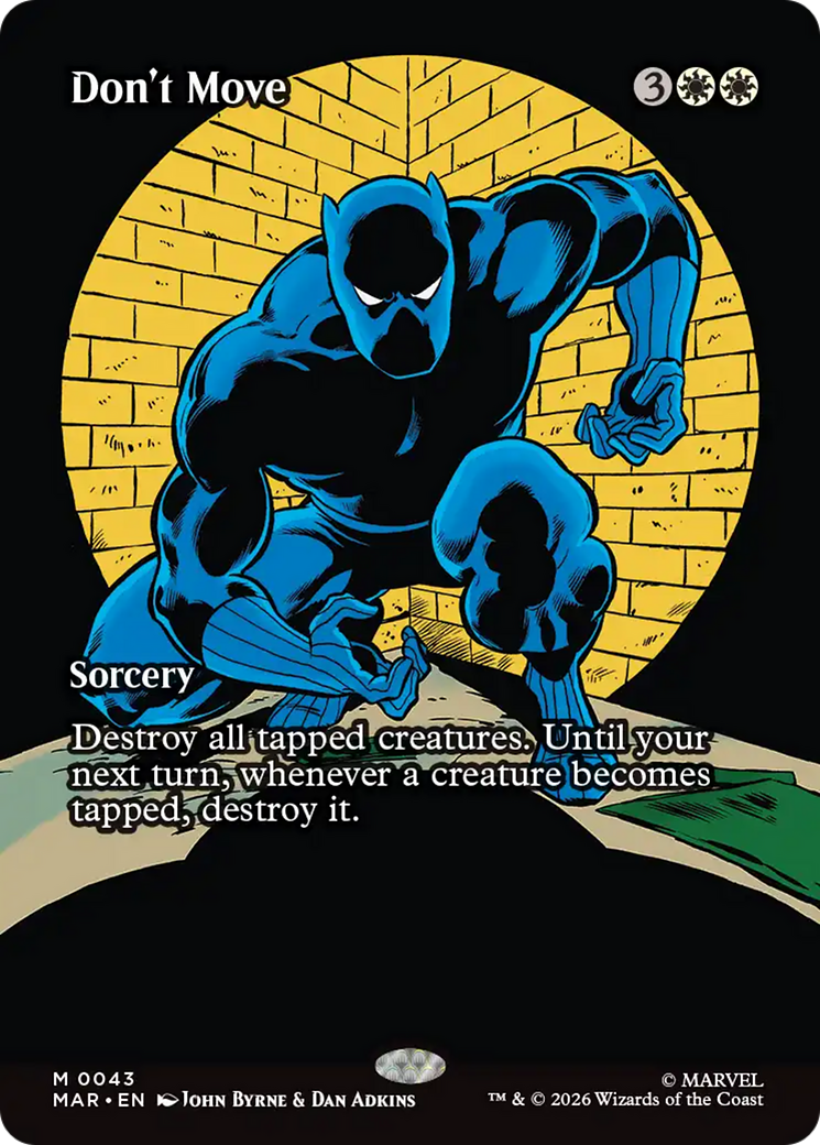 Don't Move (Borderless) [Marvel Universe: Eternal-Legal] | Exor Games Summserside