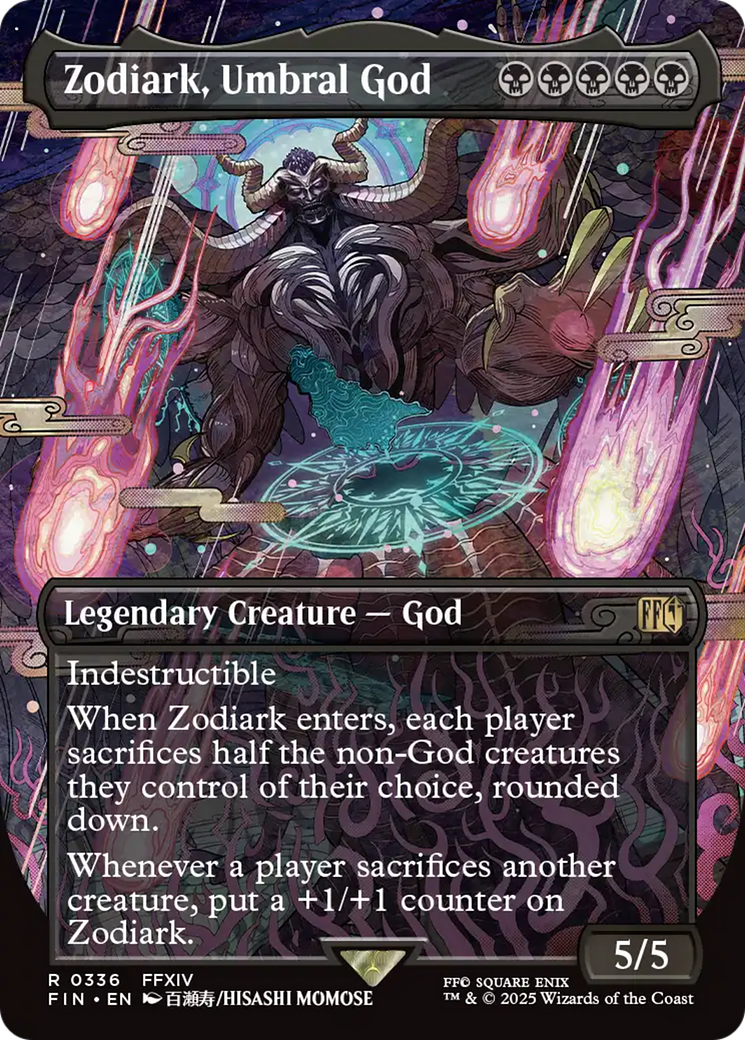 Zodiark, Umbral God (Borderless) [FINAL FANTASY] | Exor Games Summserside