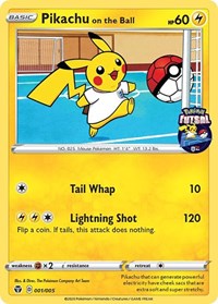 Pikachu on the Ball (001/005) [Miscellaneous Cards] | Exor Games Summserside