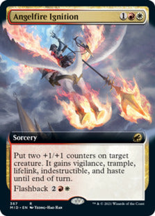 Angelfire Ignition (Extended Art) [Innistrad: Midnight Hunt] | Exor Games Summserside