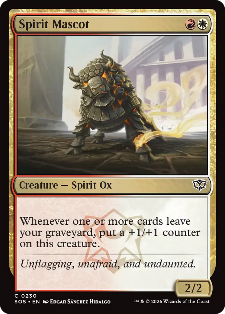 Spirit Mascot [Secrets of Strixhaven] | Exor Games Summserside