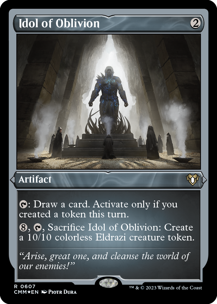 Idol of Oblivion (Foil Etched) [Commander Masters] | Exor Games Summserside