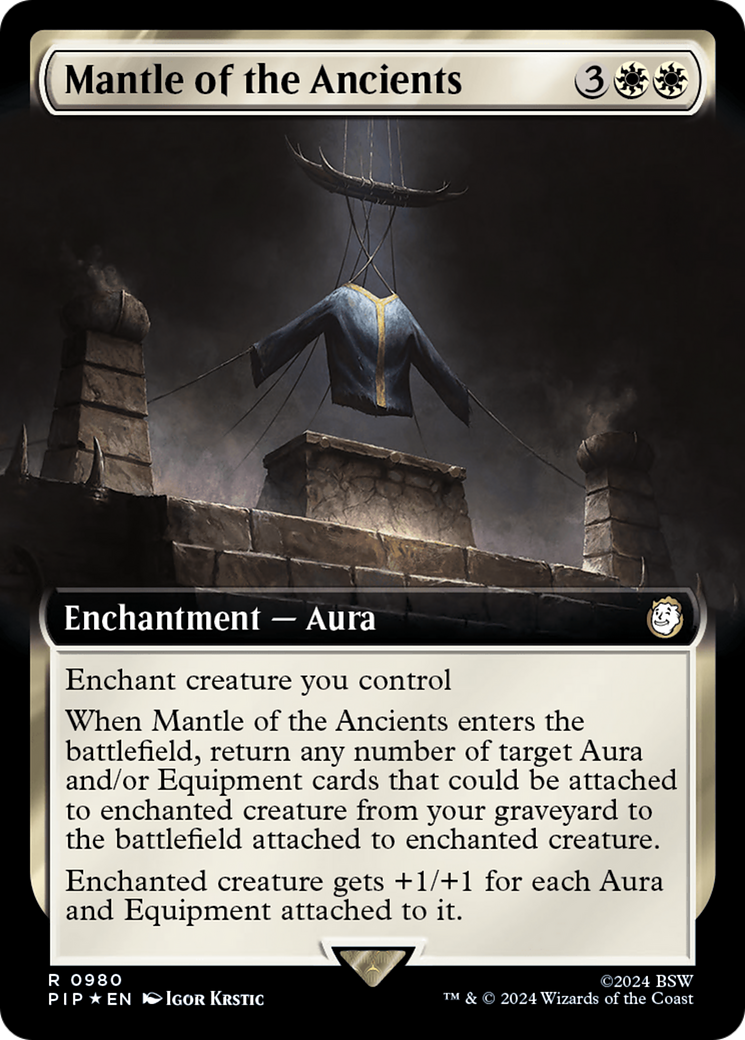 Mantle of the Ancients (Extended Art) (Surge Foil) [Fallout] | Exor Games Summserside