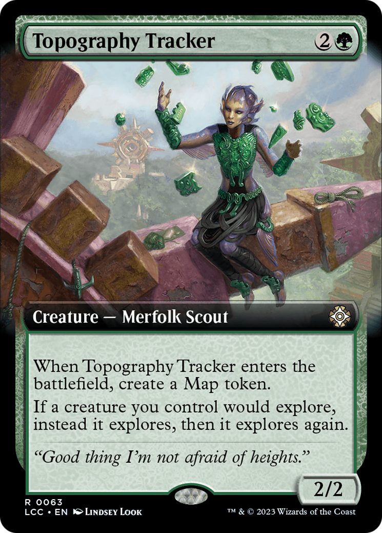 Topography Tracker (Extended Art) [The Lost Caverns of Ixalan Commander] | Exor Games Summserside