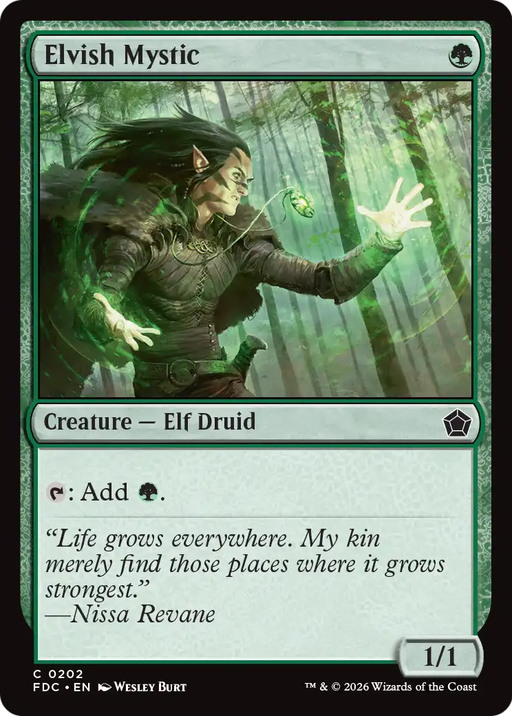 Elvish Mystic [Foundations Commander] | Exor Games Summserside