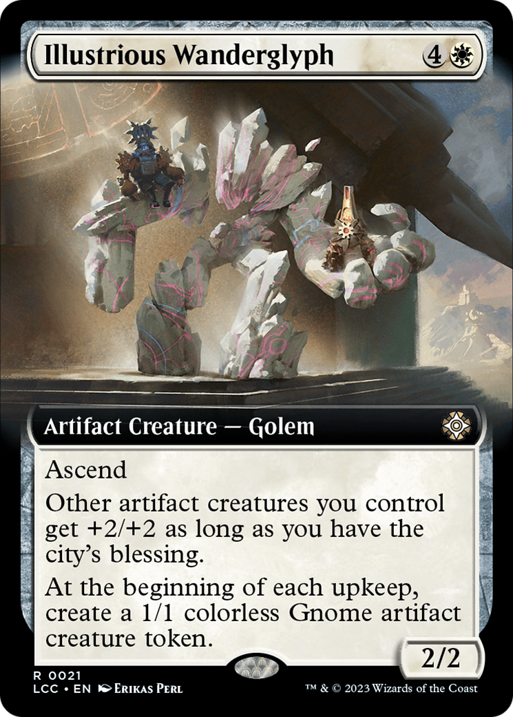 Illustrious Wanderglyph (Extended Art) [The Lost Caverns of Ixalan Commander] | Exor Games Summserside