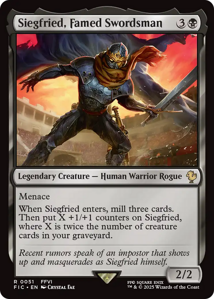 Siegfried, Famed Swordsman [FINAL FANTASY Commander] | Exor Games Summserside