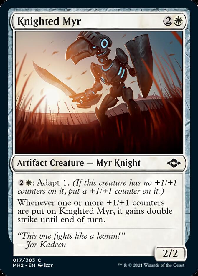 Knighted Myr [Modern Horizons 2] | Exor Games Summserside