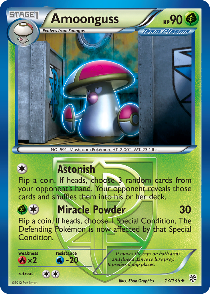 Amoonguss (13/135) [Black & White: Plasma Storm] | Exor Games Summserside
