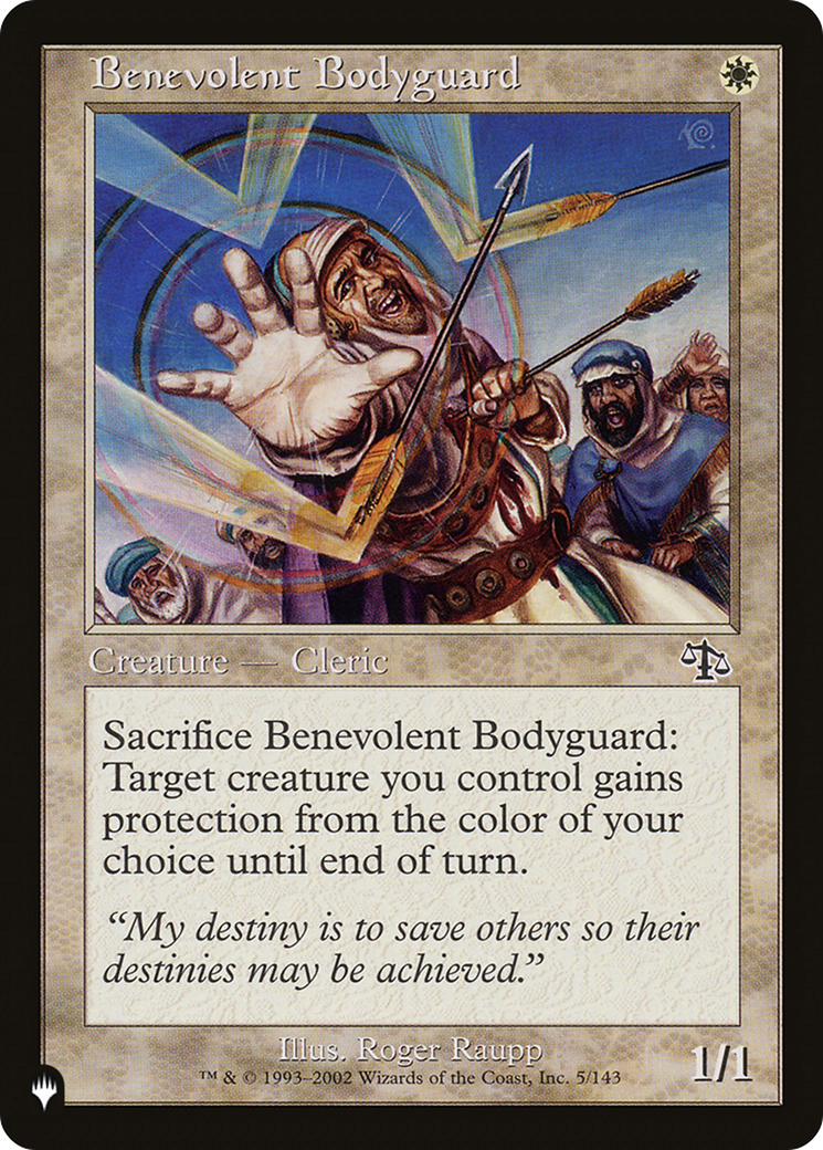 Benevolent Bodyguard [The List] | Exor Games Summserside