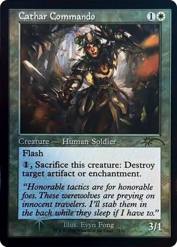Cathar Commando (Retro Frame) [Secret Lair Drop Series] | Exor Games Summserside