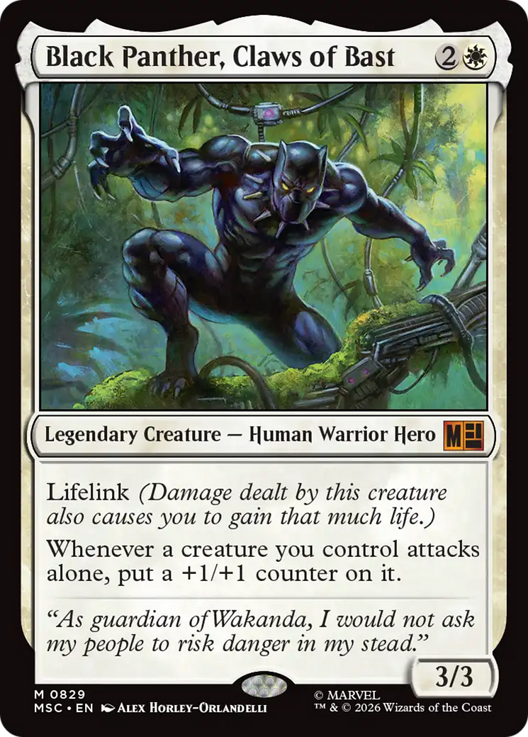 Black Panther, Claws of Bast [Marvel Super Heroes Commander] | Exor Games Summserside