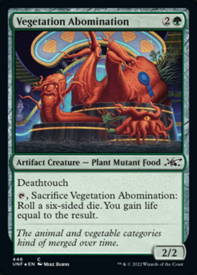 Vegetation Abomination (Galaxy Foil) [Unfinity] | Exor Games Summserside