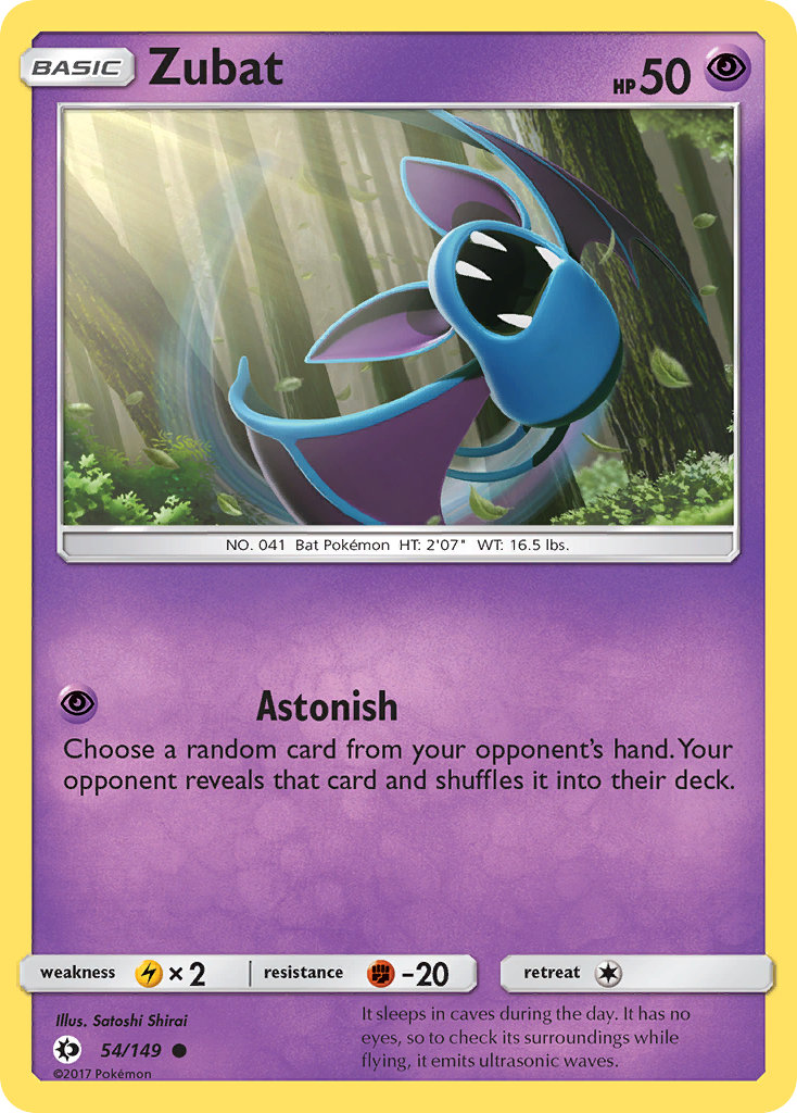 Zubat (54/149) [Sun & Moon: Base Set] | Exor Games Summserside