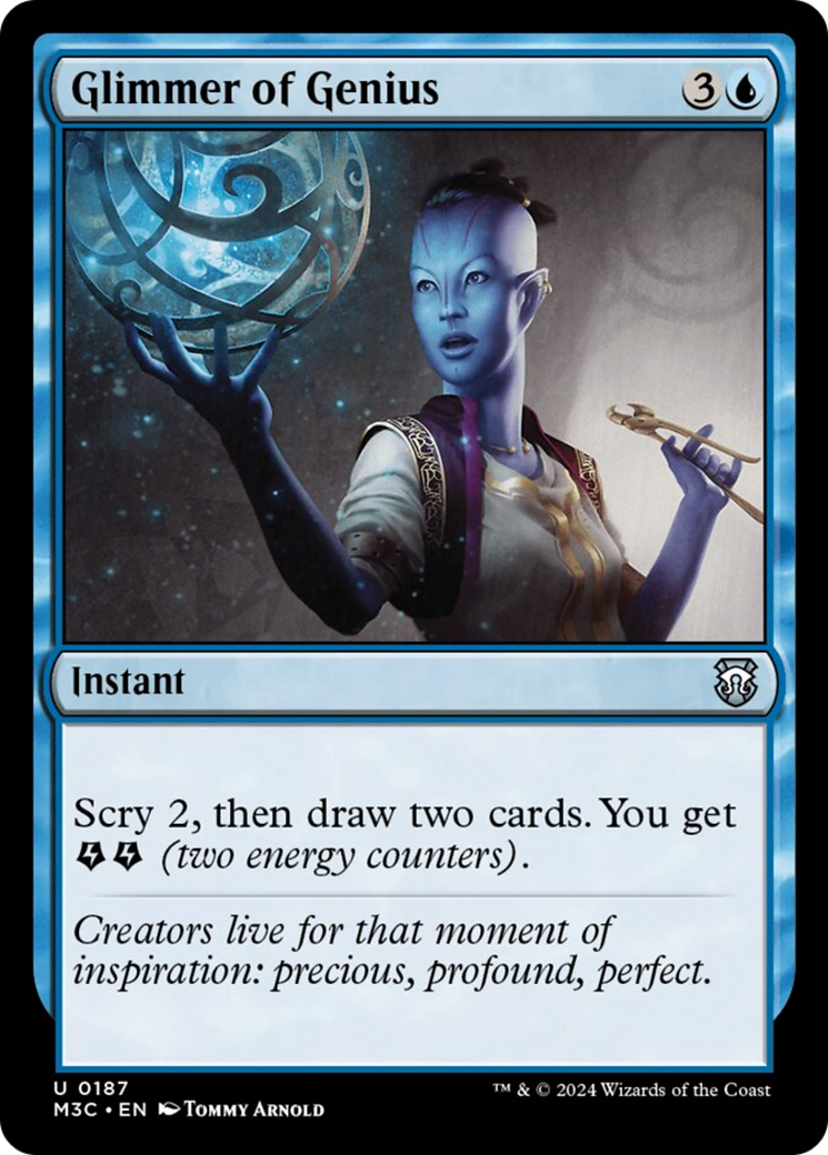 Glimmer of Genius [Modern Horizons 3 Commander] | Exor Games Summserside