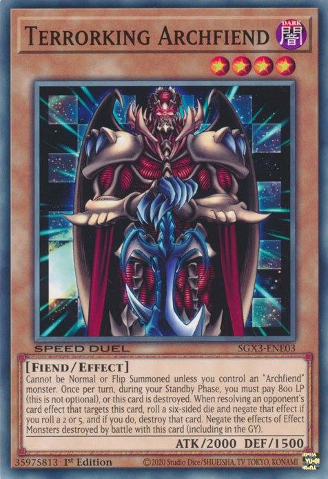 Terrorking Archfiend [SGX3-ENE03] Common | Exor Games Summserside