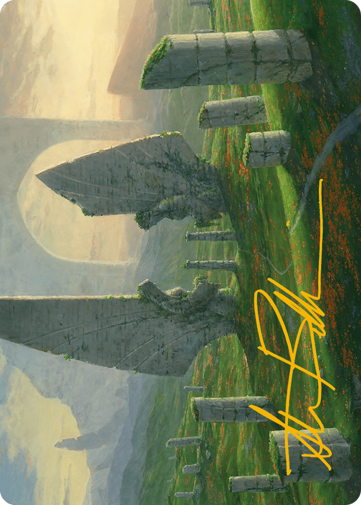 Monumental Henge Art Card (Gold-Stamped Signature) [Modern Horizons 3 Art Series] | Exor Games Summserside