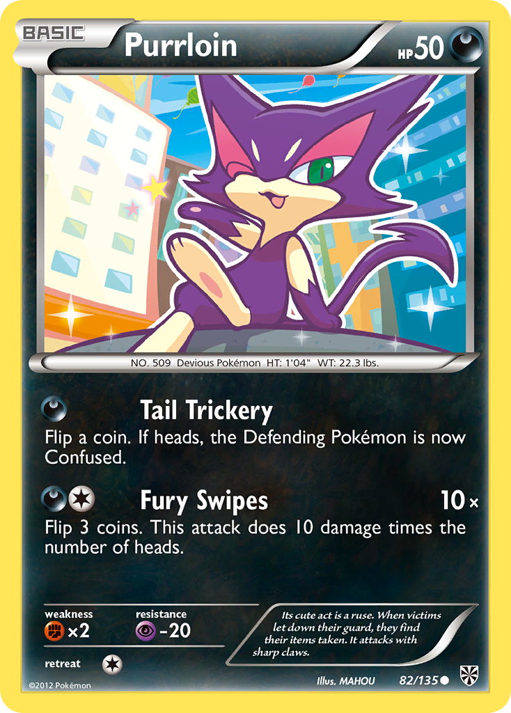 Purrloin (82/135) [Black & White: Plasma Storm] | Exor Games Summserside