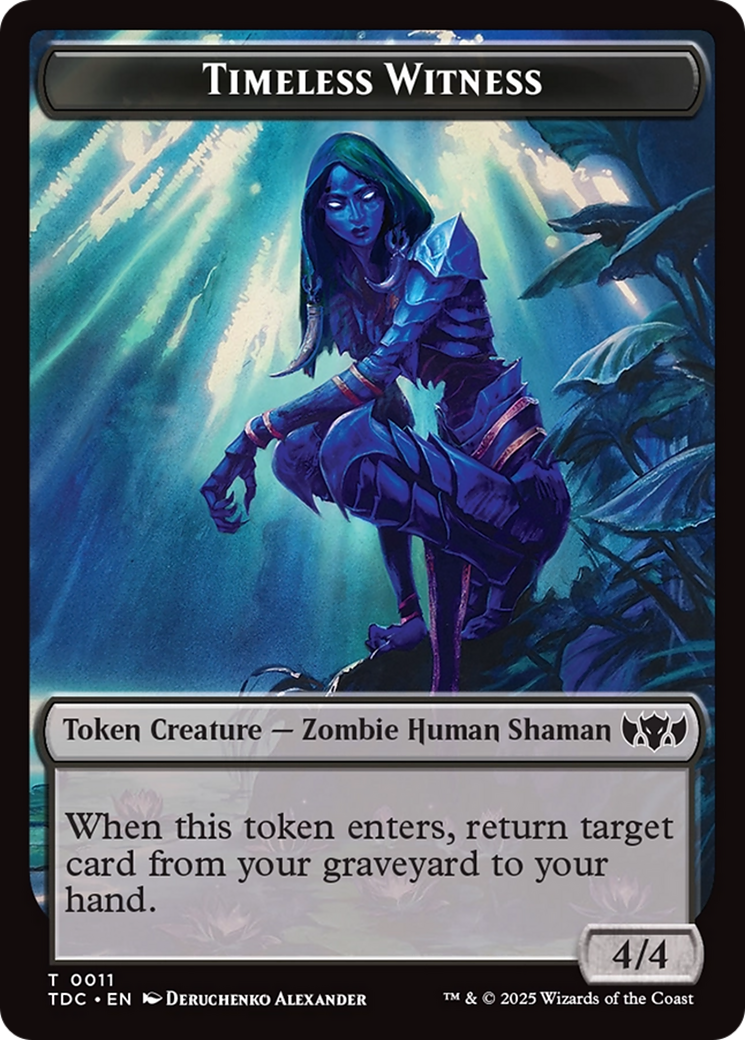 Goat // Timeless Witness Double-Sided Token [Tarkir: Dragonstorm Commander Tokens] | Exor Games Summserside