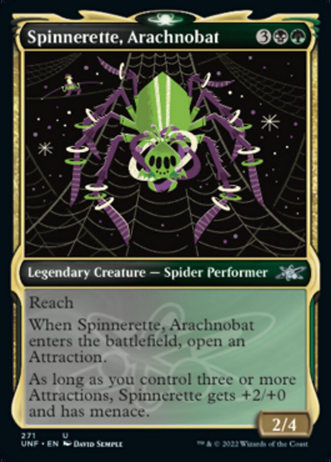Spinnerette, Arachnobat (Showcase) [Unfinity] | Exor Games Summserside