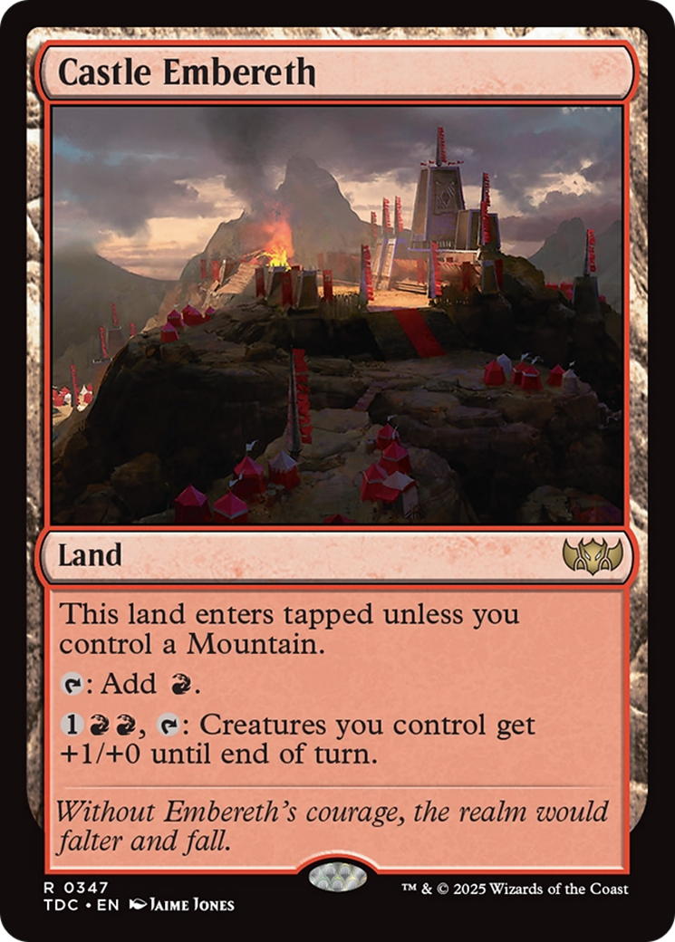 Castle Embereth [Tarkir: Dragonstorm Commander] | Exor Games Summserside