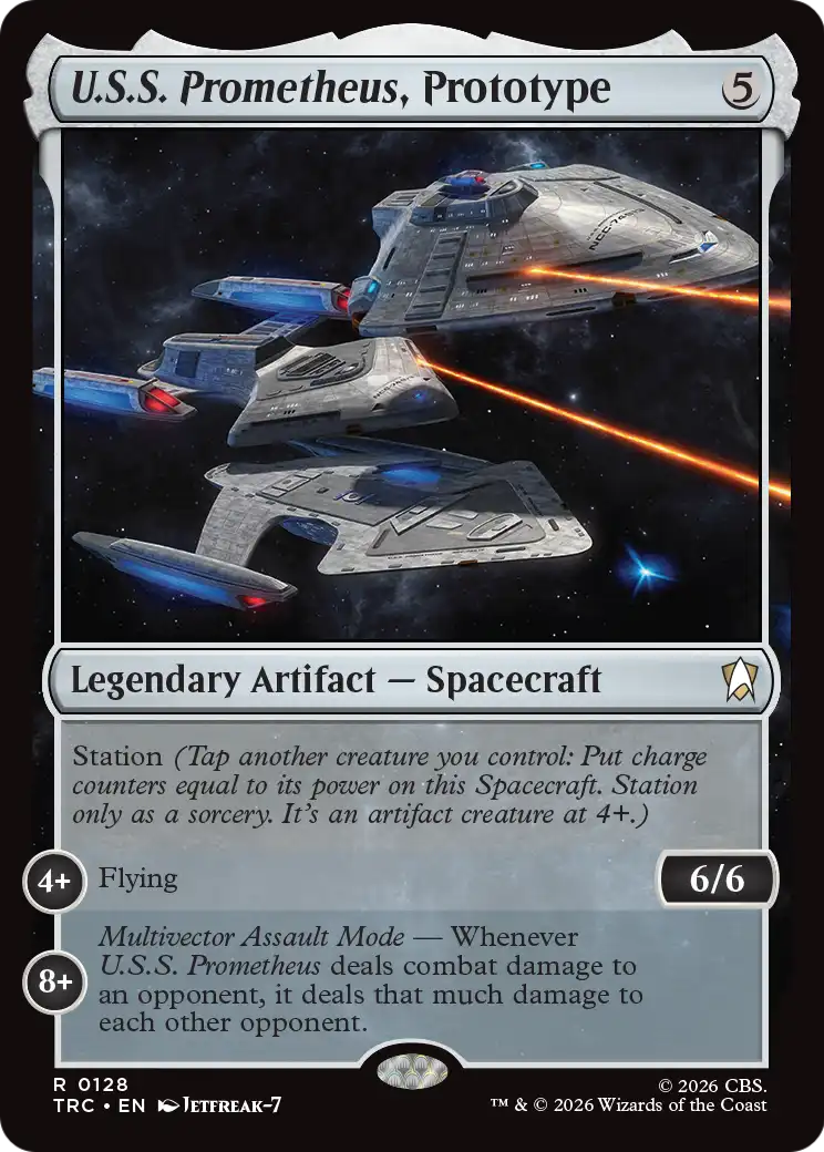 U.S.S. Prometheus, Prototype (Surge Foil) [Star Trek Commander] | Exor Games Summserside