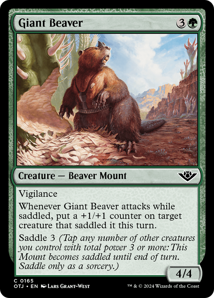 Giant Beaver [Outlaws of Thunder Junction] | Exor Games Summserside