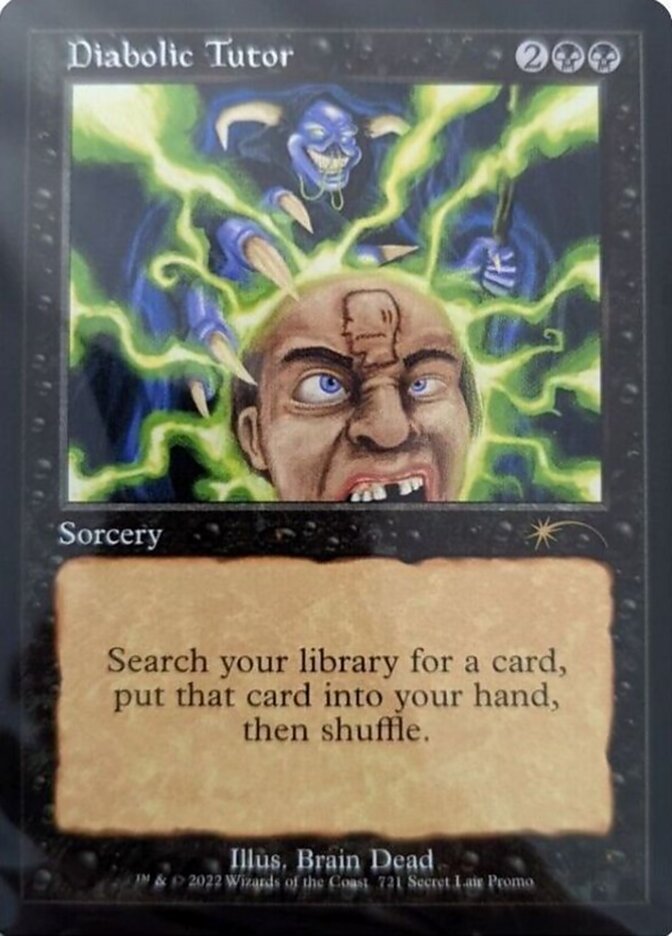 Diabolic Tutor (Retro) [Secret Lair Drop Promos] | Exor Games Summserside