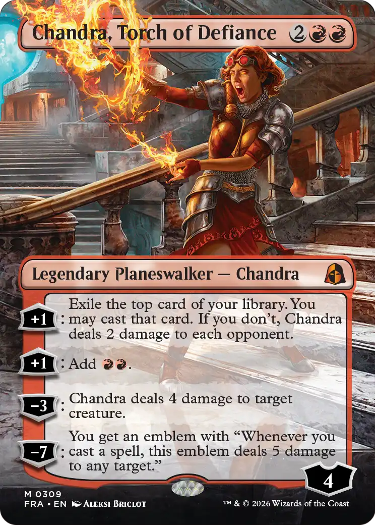 Chandra, Torch of Defiance (Borderless) [Reality Fracture] | Exor Games Summserside